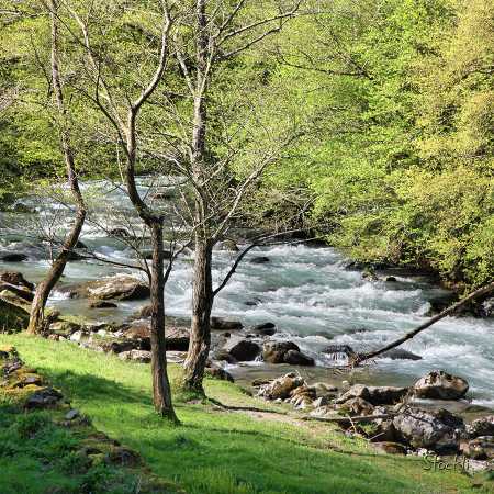 L'Ouzoum à la Herrère - Arthez d'Asson - Cadre photo 30 x 30 cm