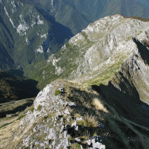 Vertiges de l'Estibette - Ferrières - Cadre photo 30 x 30 cm