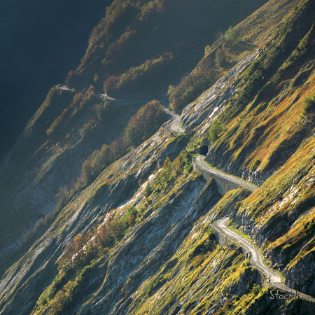 Le Cirque du Litor - Béost - Cadre photo 30 x 30 cm