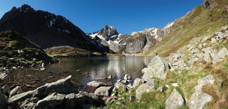 Lac d'Ilhéou - Estaing - Carte postale 21 x 10 cm