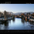 Calendrier des Pyrénées 2027 - Janvier - Frimas - Nay © Photographie Stockli