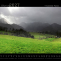 Calendrier des Pyrénées 2027 - Février - Tourmente - Asson © Photographie Stockli