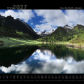 Calendrier des Pyrénées 2027 - Mai - Lac du Tech - Arrens © Photographie Stockli