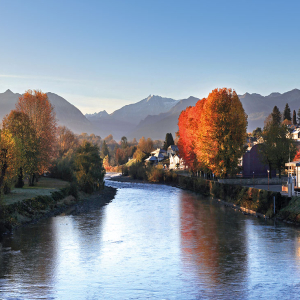 Matin d'automne - Nay - Cadre photo 60 x 30 cm