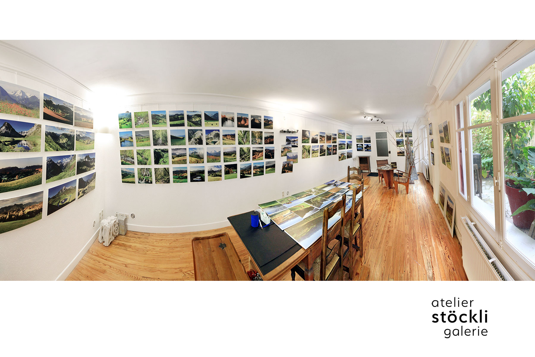 Salle d'exposition de l'ATELIER GALERIE STÖCKLI à Nay